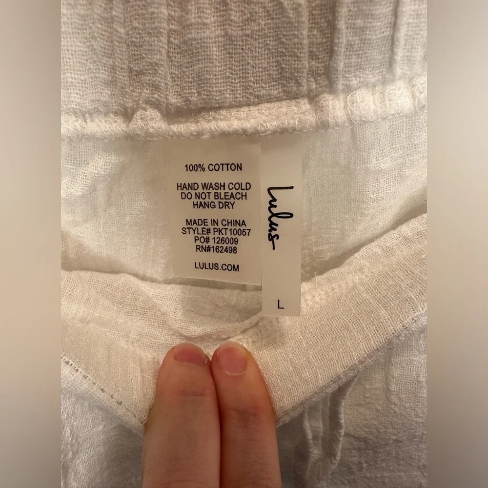 Lulu’s Off to Dream Land Ivory Two-Piece Pajama Set - Picture 9 of 10